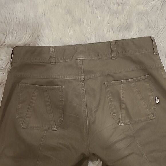 The‎ North face army green cotton tie Bermuda shorts size 6 - Picture 6 of 8